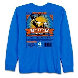 Ocean & Coast Men’s Size M Long Sleeve Buck Elements Tee